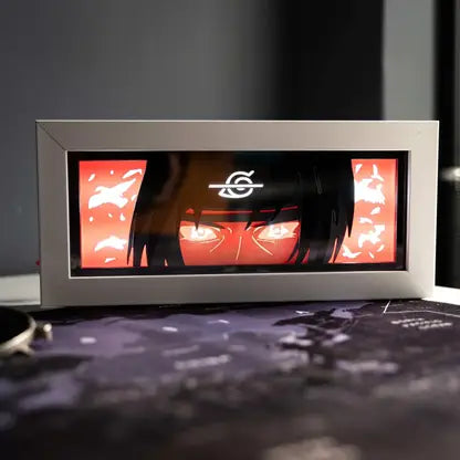 Artify ARTIFYM2M Itachi Uchiha Anime 3D Shadow / Light Box Night Lamp  (12 cm, White)