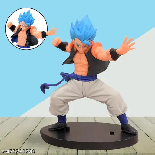 Anime Dragon Ball Z -Gogeta Action Figure| Height-16cm with Great Details and PVC Material Without Box (Goku Action Figure) - Detachable Halo