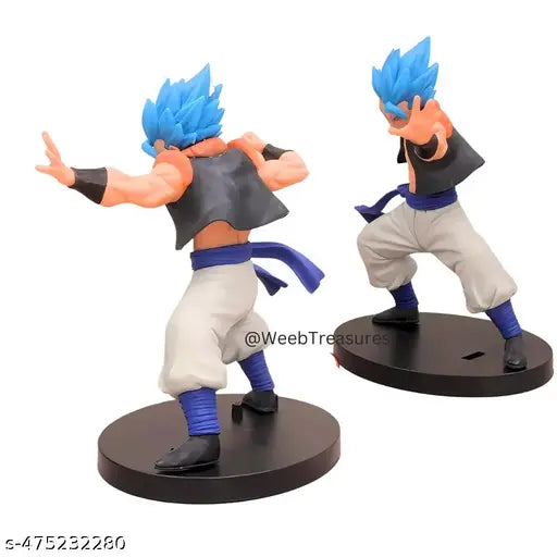 Anime Dragon Ball Z -Gogeta Action Figure| Height-16cm with Great Details and PVC Material Without Box (Goku Action Figure) - Detachable Halo